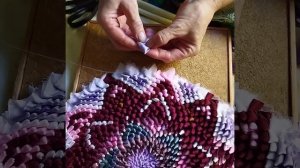 ручная работа коврики из лоскутков ткани