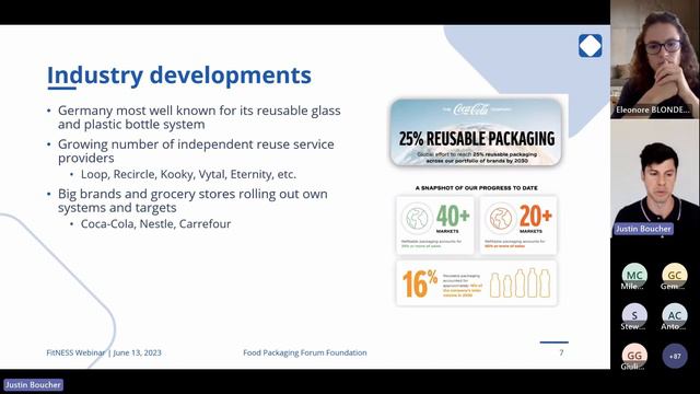 Reusable food packaging in Europe: Regulations, practices, and outlook