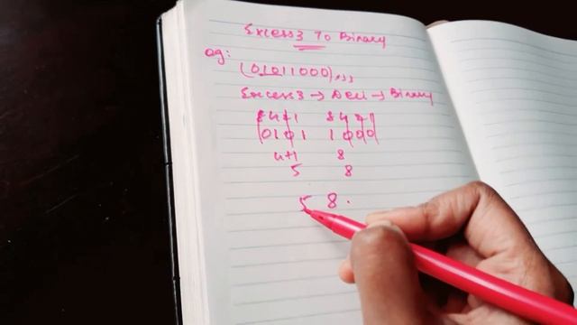 Excess 3 to binary conversion in tamil|digital electronics in tamil|number system in tamil