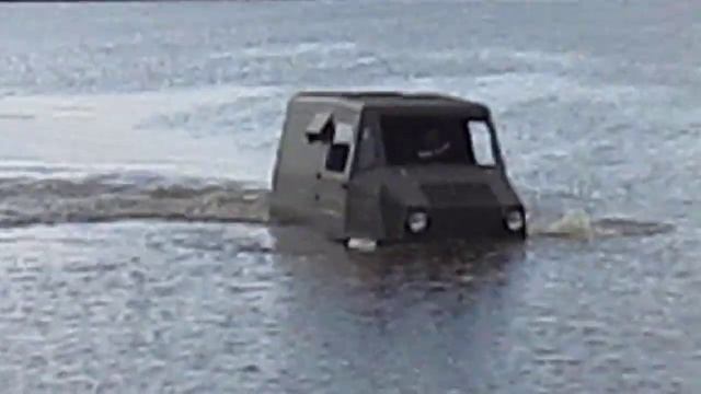 Тест гидродинамических щитков вездехода смотреть онлайн