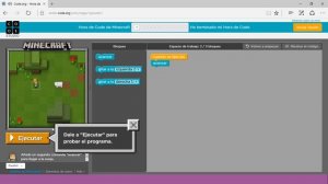 Aprende a programar con Minecraft