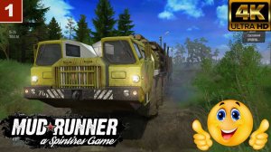 4K Spintires: MudRunner gameplay Маз 7310 Тест Трансляции