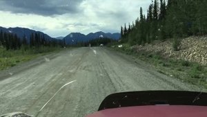 Дальнобой, ремонт дороги Юкон