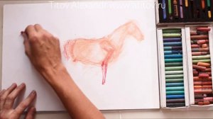 Уроки рисования 17. Как рисовать лошадь, часть первая