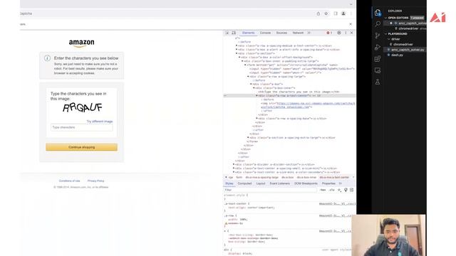 How to Bypass Amazon captcha using Python and Selenium | Web Scraping Pipeline | Tutorial Video
