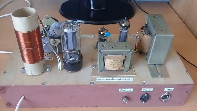 Ламповый передатчик (шарманка) на 6П3С смотреть онлайн