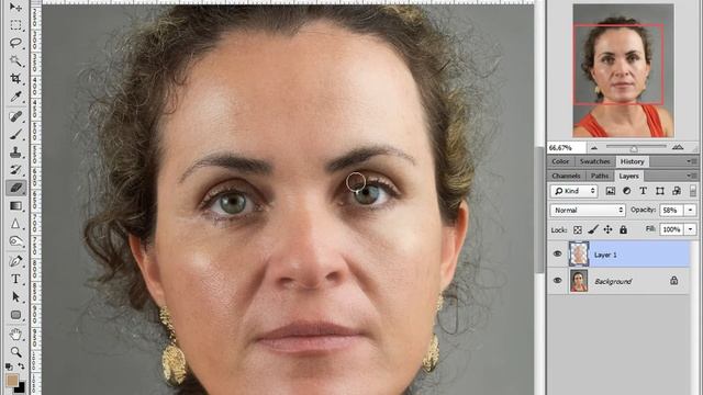 Adobe Photoshop – Очистка кожи смотреть онлайн