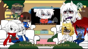 Undertale react to Sans Angst "What does it mean to live"