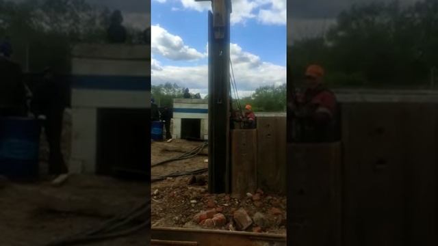 ПОГРУЖЕНИЕ ШПУНТА ЛАРСЕНА GU22N