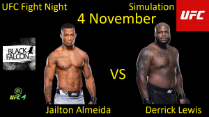 Жаилтон Алмейда против Деррика Льюиса БОЙ В UFC 4 UFC FIGHT NIGHT