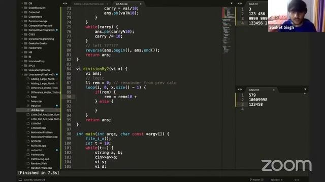 Handling Big Integers In CP | Competitive Programming Special Classes | Sanket Singh | CodeChef