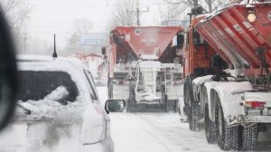 Уборка снега после циклона