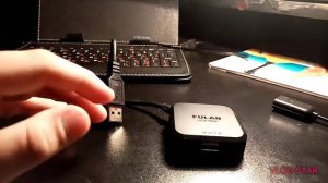 как подключить клавиатуру чехол и мышку к смартфону??