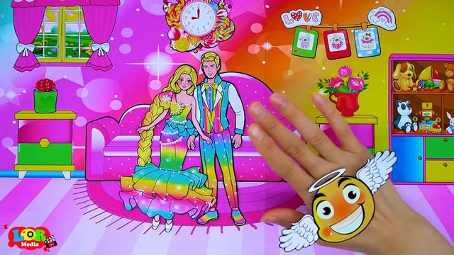 [🐾paper diy🐾] Rainbow Rapunzel Poor Loves Good Husband | Rapunzel Compilation 놀이 종이 смотреть онлайн