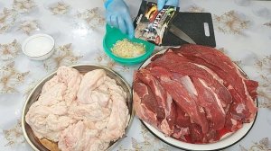 Шужук по-казахски. Колбаса из говядины домашняя. Осень. Согым.Қазақша рецепт. Қима-Шұжық.