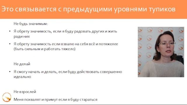 Тупик-1. Шесть требований к себе | Вероника Крайнова