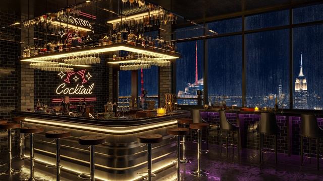 Positive Saxophone Lounge Music - Beautiful Lounge & Bar Scene Soft Jazz Background For Sleep, Wor смотреть онлайн