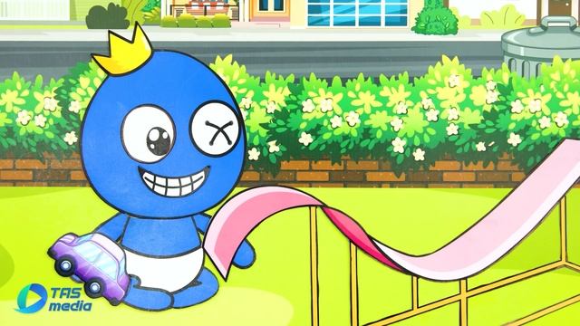 Baby Blue, Green In Unstable Class!!! | Roblox Rainbow Friends Animation | Stop Motion Paper смотреть онлайн