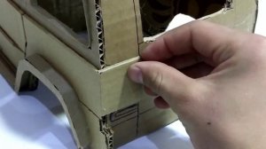 Мерседес ГЕЛЕНДВАГЕН из картона, своими руками.