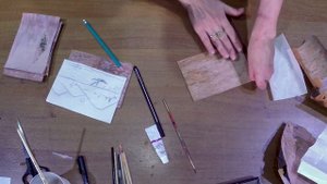 Мастер-класс, Рисунок на бересте, Анна Артемова, преподаватель ДПИ ЕДШИ 14 им. Г.В. Свиридова