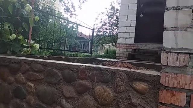 Забор из камня своими руками! Итог! смотреть онлайн