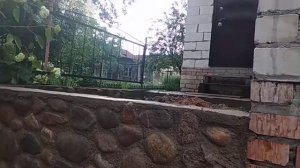 Забор из камня своими руками! Итог!