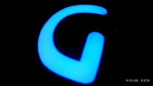 ОБЪЕМНАЯ БУКВА "G" С RGB СВЕТОДИОДАМИ