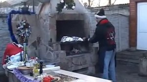 Поросенок на вертеле праздничный