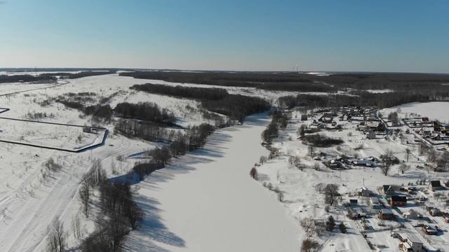 Кореньковский пруд зимой, пробный полёт смотреть онлайн