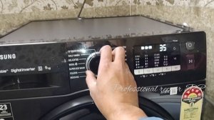 How to use Samsung 9 Kg Inverter Front Load Washing Machine with Hygiene Steam FULL DEMO