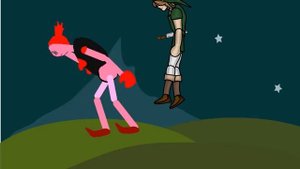 Шпинель против бена утоплиника в Рисуем мультфильмы 2