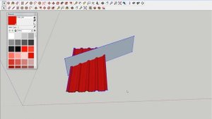 Как обрезать объект в SketchUp