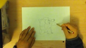 How to draw a Blastoise (by Anas)