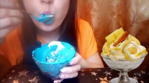 asmr/mukbang/crunch/Bubble Gum Ice Cream/асмр/мукбанг/хруст/мороженое Бабл Гам