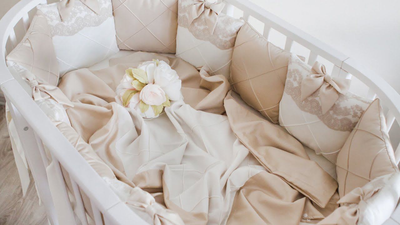 Обзор. Бортики подушки для детской кроватки смотреть онлайн