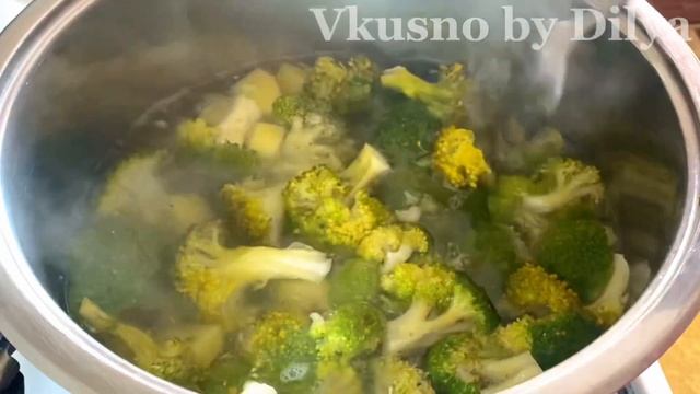 ЛЁГКИЙ РЕЦЕПТ КРЕМ СУП ИЗ БРОККОЛИ ? #легкийсуп #легкийужин #вкусныйсуп