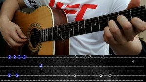 How to play Rammstein Mutter fingerstyle guitar +TAB