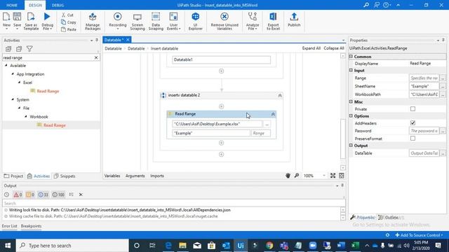 How to Insert Data-table in Word file from Excel смотреть онлайн