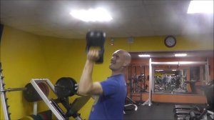 Малахов Петр - НОВЫЙ ЛИЧНЫЙ РЕКОРД в жиме гири 16кг на ПОПА - 50 повторений