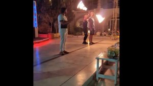 Фаер-шоу в отеле CATARACT LAYALINA RESORT 3* 🔥 Египет, ШАРМ-ЭЛЬ-ШЕЙХ, НААМА БЕЙ. 2021🌴