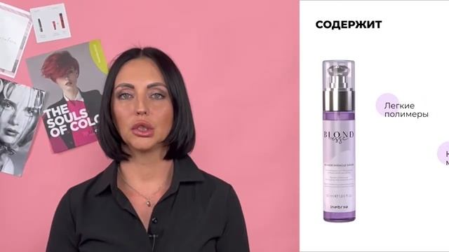 Сыворотка для волос оттенков блонд с кокосовым маслом BLONDESSE BLONDE MIRACLE DROPS от Inebrya смотреть онлайн