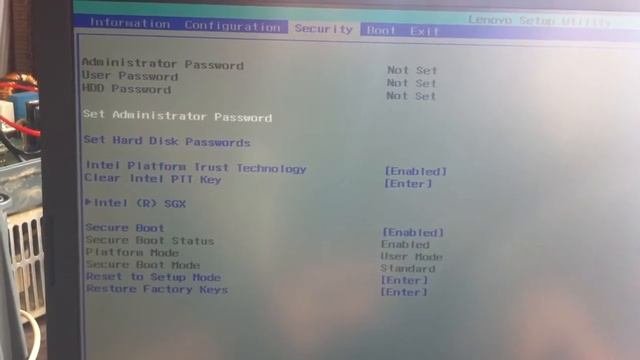 Lenovo IdeaPad L340 17IRH зайти в Bios