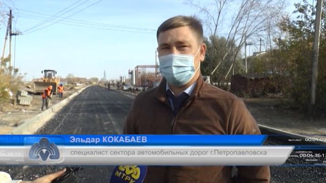 Идет к завершению строительство дороги на участке по улице Крепостной смотреть онлайн