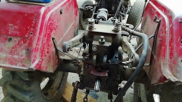 Ремонт ВОМ на минитракторе Синтай 180. смотреть онлайн