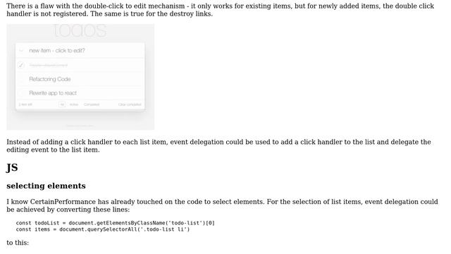 Code Review: Javascript to-do application for native Javascript (2 Solutions!!) смотреть онлайн