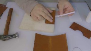 Компактный кошелек из кожи  для карт, автодокументов с прозрачным карманом ручной работы на заказ