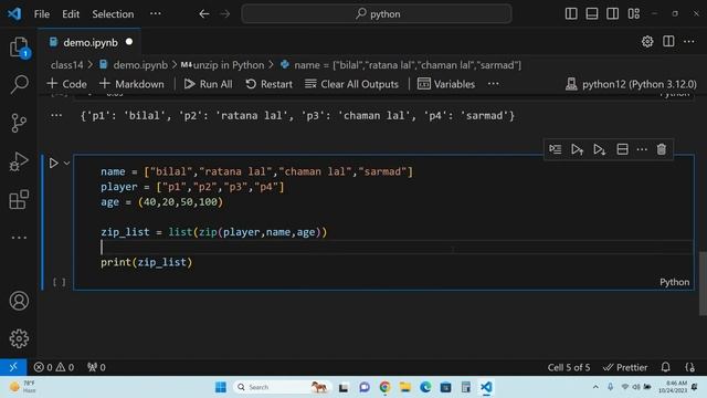 Understanding Zip Function and Unzip in Python смотреть онлайн
