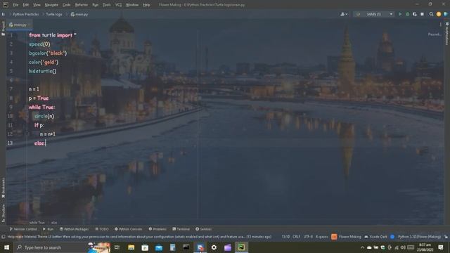 How To Create Logo Using Python ? | Turtle Package | Python Sketch