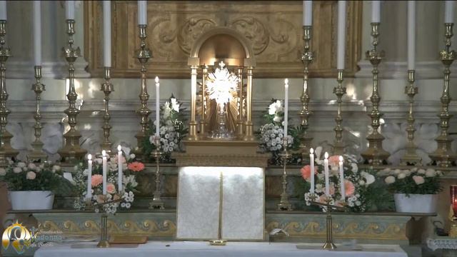 9 giugno 2021 - Santo Rosario, Litanie del Sacro Cuore cantata, Vespri, & Benedizione Eucaristica смотреть онлайн