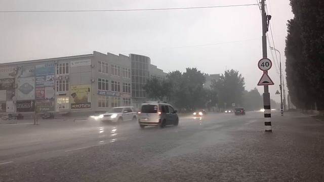 19.06.2016 Россошь ливень